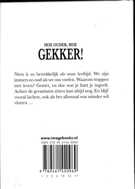 Achterkant van Hoe ouder hoe gekker!