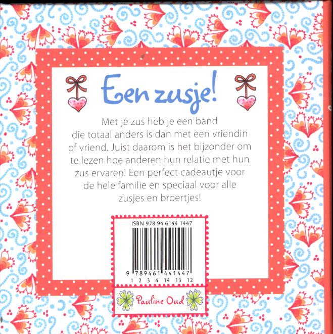 Achterkant van Een zusje!