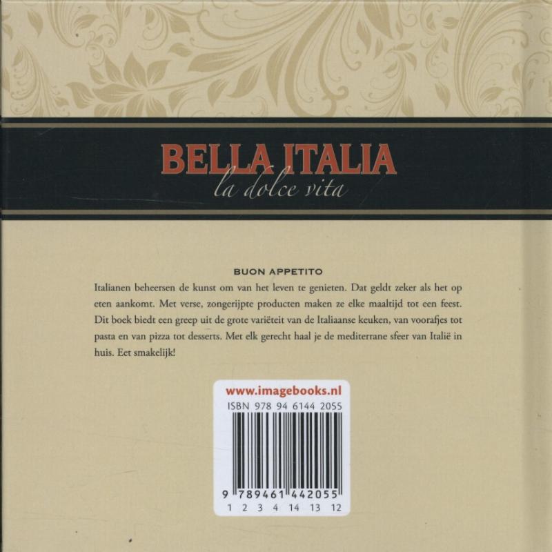 Achterkant van Bella Italia