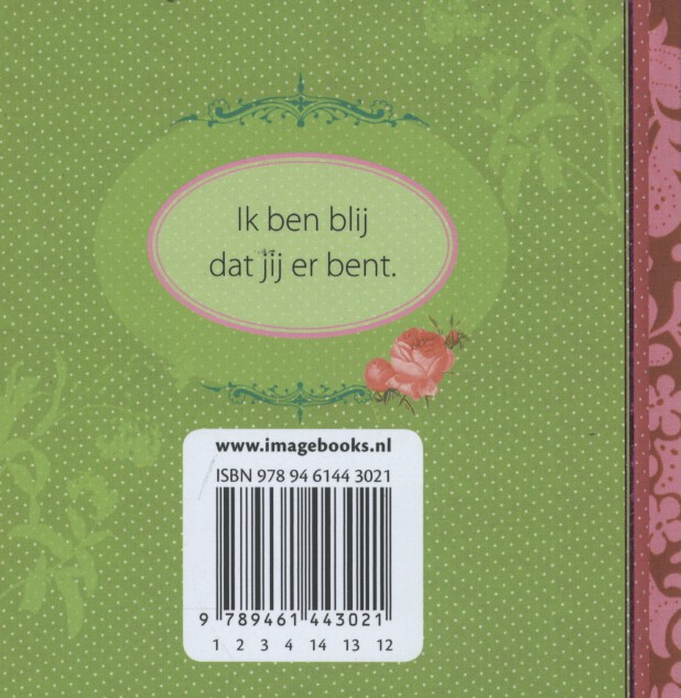 Achterkant van Voor mijn lieve vriendin