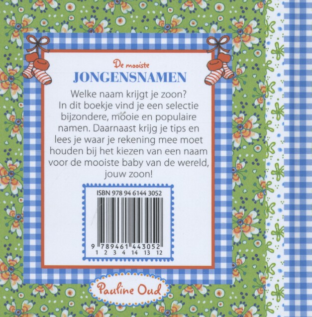 Achterkant van De mooiste jongensnamen