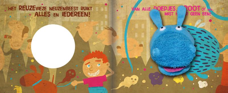 Achterkant van Handpopboek, Het reuzeviezeneuzenbeest