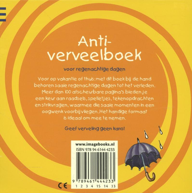 Achterkant van voor regenachtige dagen