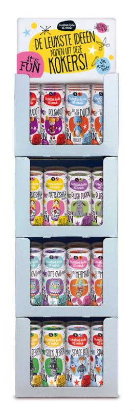 Achterkant van Display KookCadeauKokers