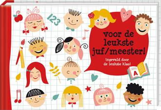 Achterkant van Display voor de leukste Juf;Meester 2T x 10 Ex