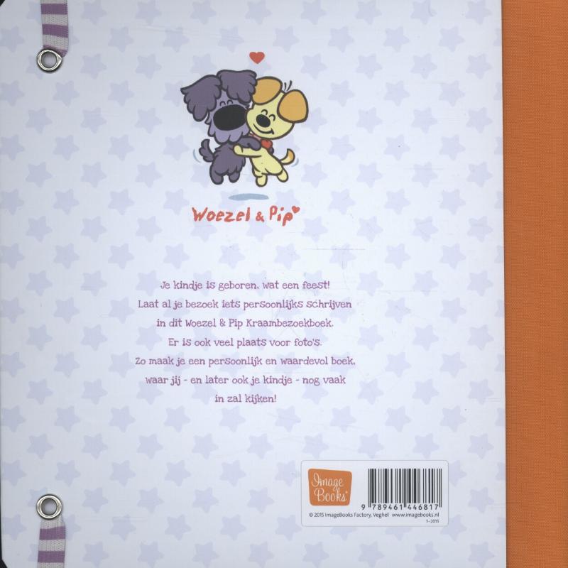 Achterkant van Mijn kraambezoekboek