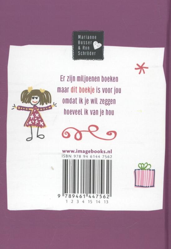 Achterkant van De liefste oma dat ben jij
