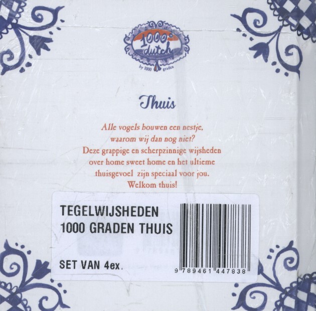 Achterkant van Thuis! set 4 ex