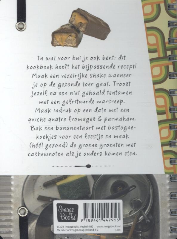 Achterkant van Studentenkookboek