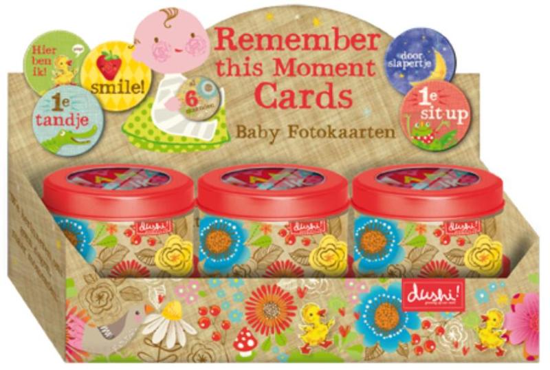 Achterkant van Remember this moment cards