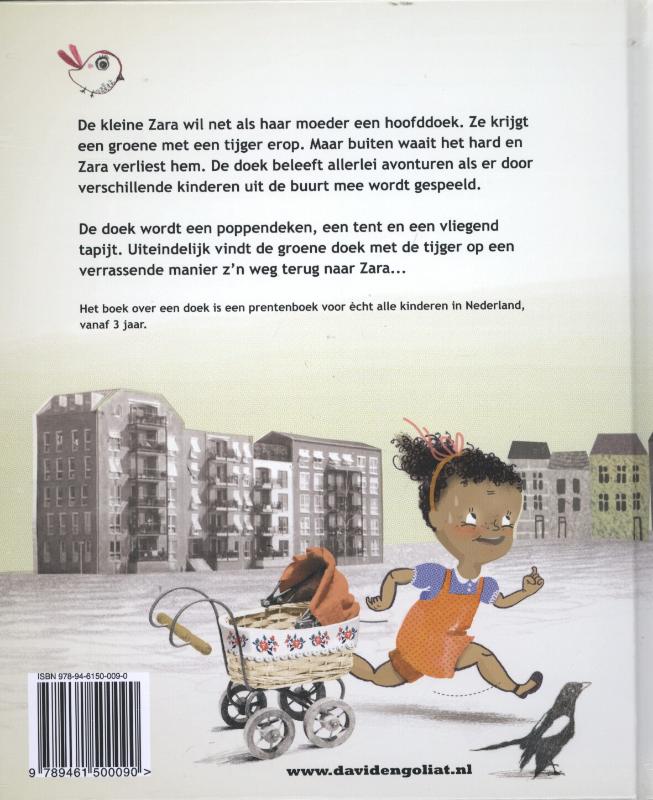 Achterkant van Het boek over een doek