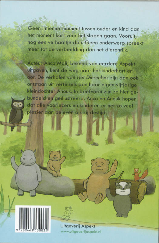 Achterkant van Het dierenbos