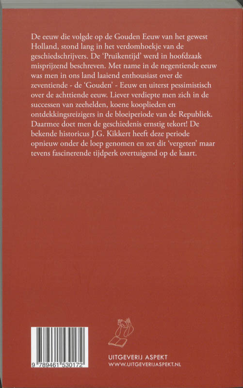 Achterkant van De val van de Republiek