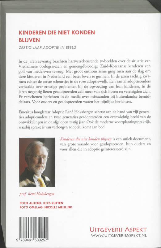 Achterkant van Kinderen die niet konden blijven