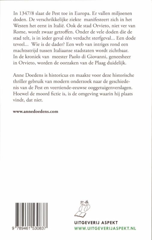 Achterkant van Dood op de rots