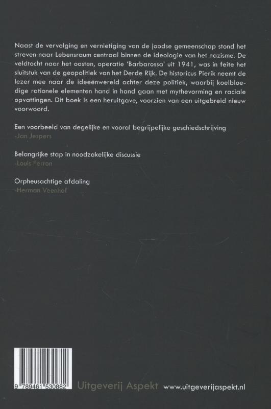Achterkant van De geopolitiek van het Derde Rijk