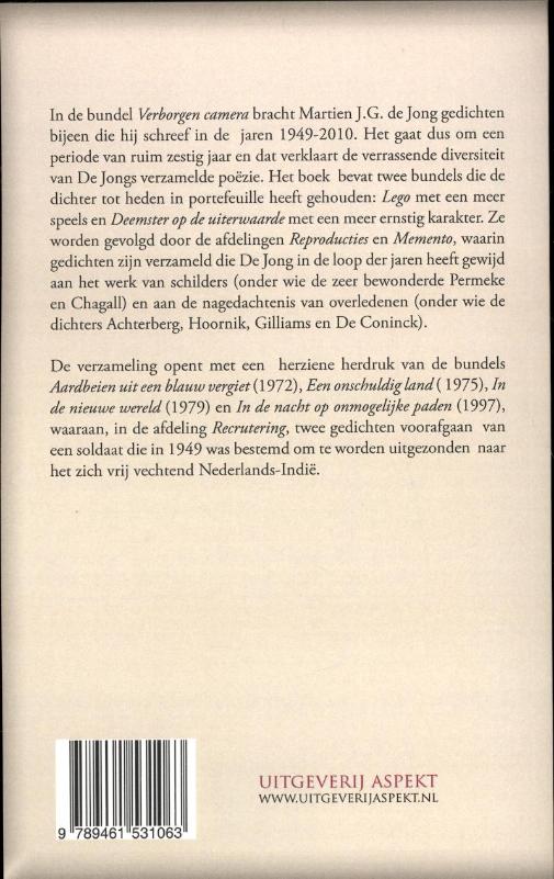 Achterkant van Verborgen camera