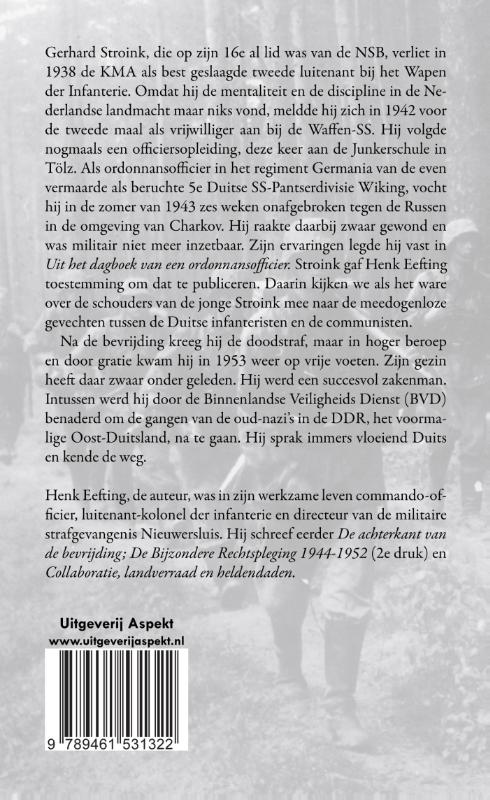 Achterkant van Een KMA-officier aan het Oostfront