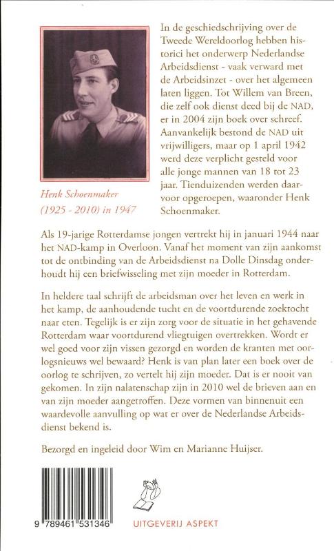 Achterkant van Ik had het liever voor het leger gedaan