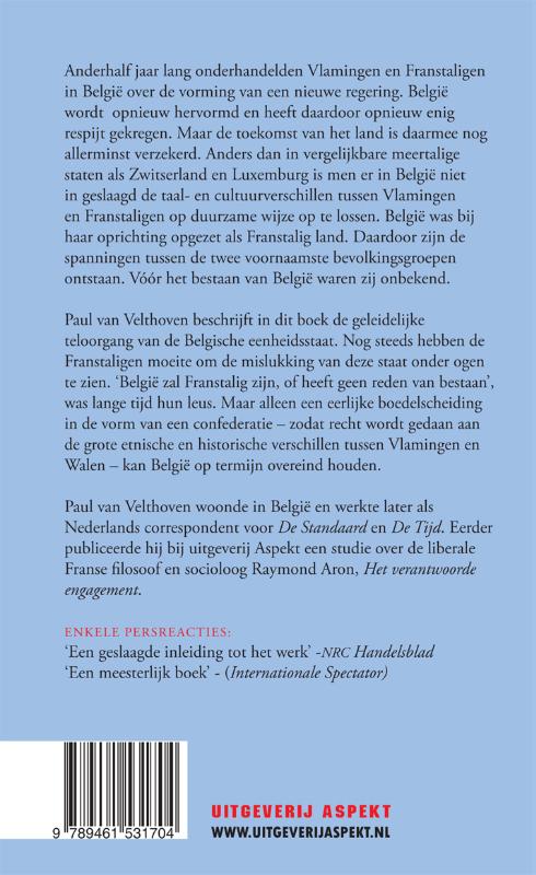 Achterkant van Franstaligen tegen Vlamingen