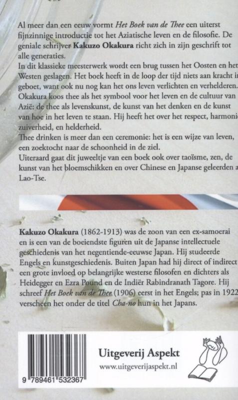 Achterkant van Het boek van de thee