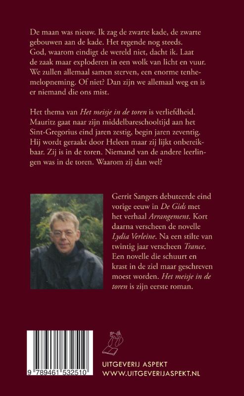 Achterkant van Het meisje in de toren
