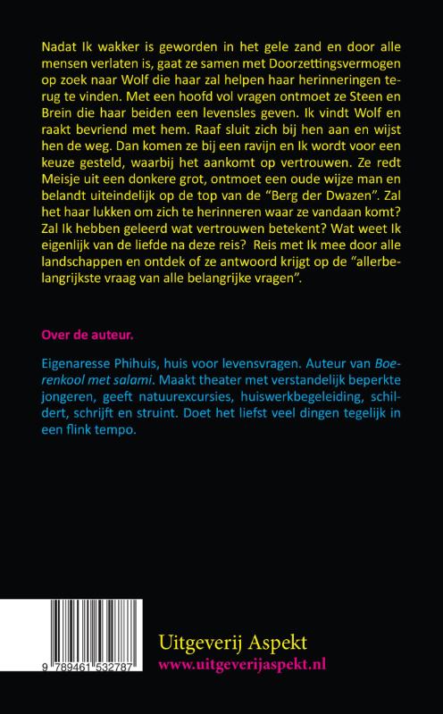 Achterkant van Toen ik wakker werd