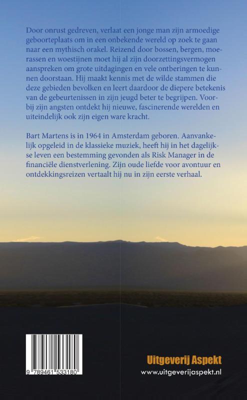Achterkant van Het orakel van het zuiden