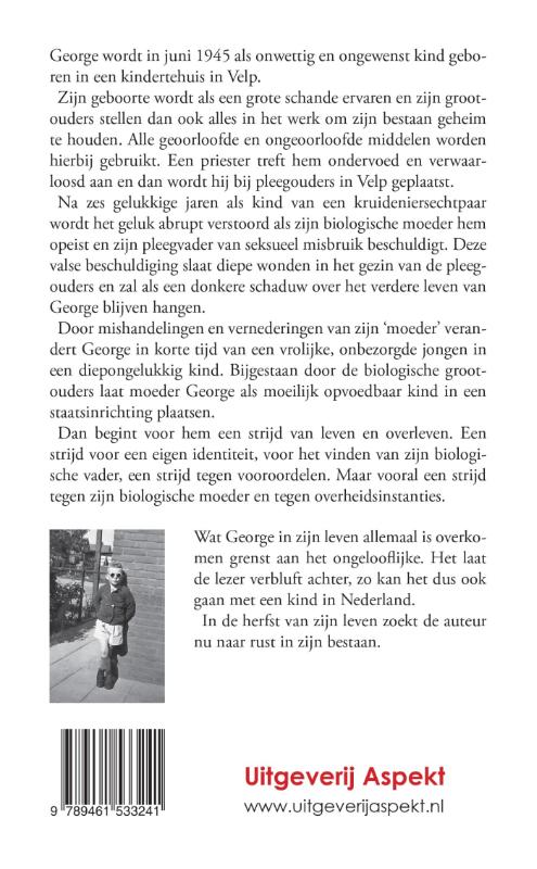 Achterkant van Kind van de rekening