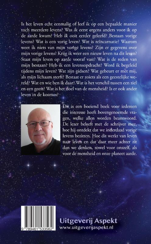 Achterkant van Op zoek naar vorige levens