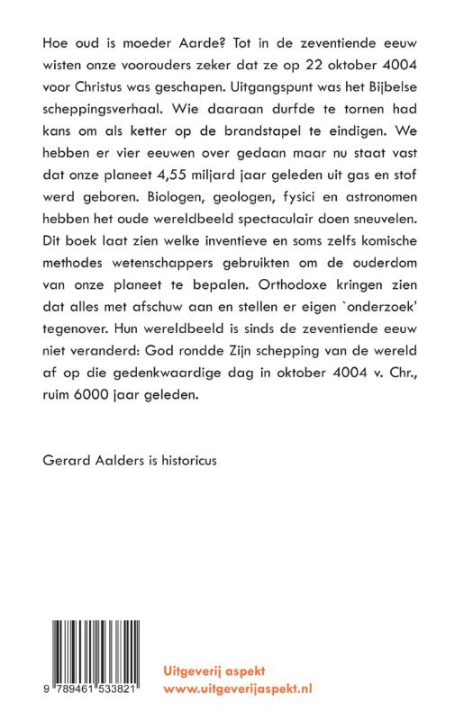 Achterkant van Gevecht met de tijd