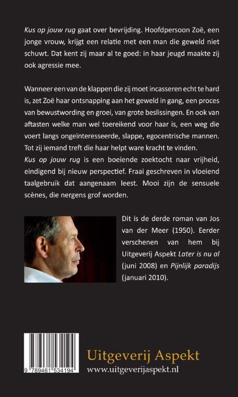 Achterkant van Kus op jouw rug