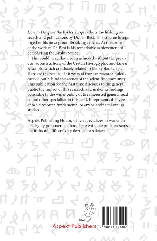 Achterkant van How to decipher the Byblos Script