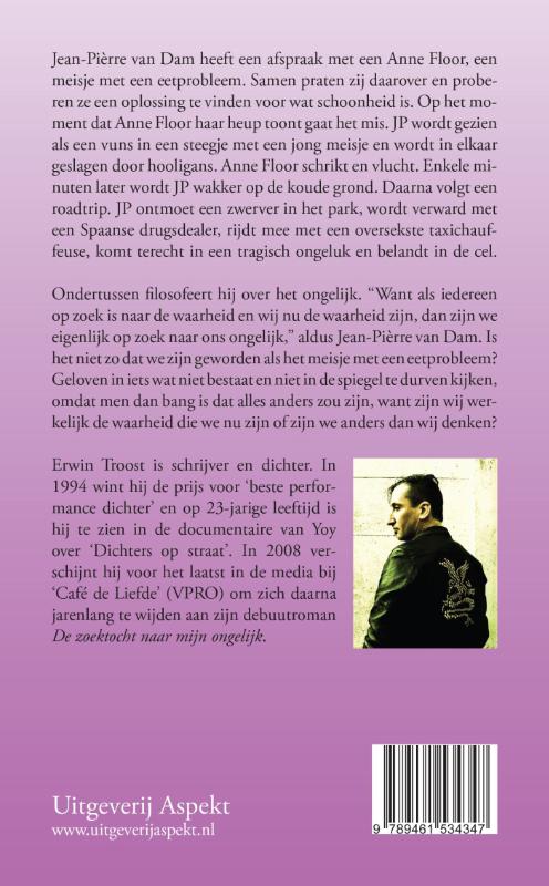 Achterkant van Op zoek naar mijn ongelijk