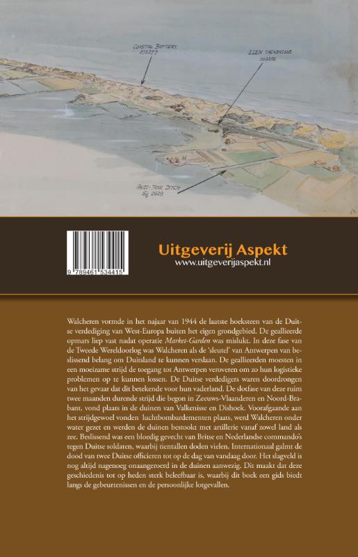 Achterkant van De strijd om Dishoek november 1944