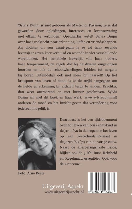 Achterkant van Mijn vlucht voor de liefde