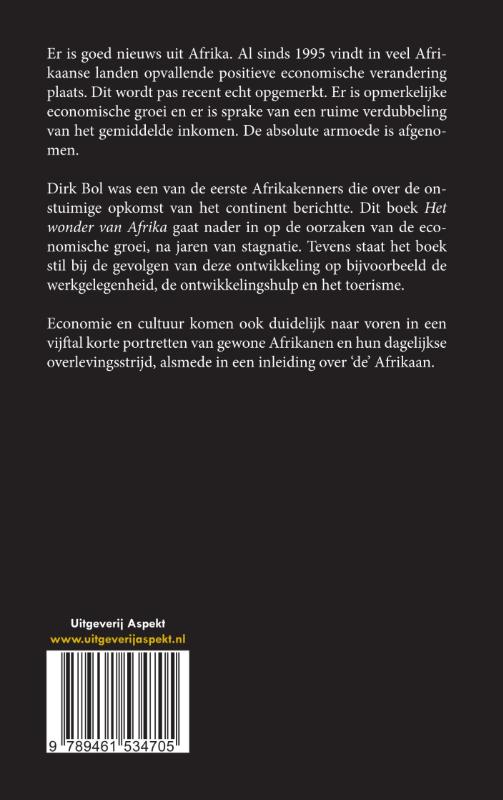 Achterkant van Het wonder van Afrika