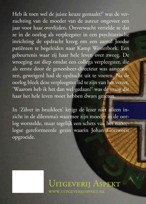 Achterkant van Zilver in bruikleen