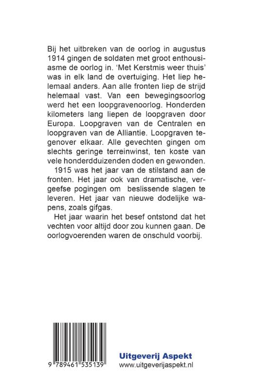Achterkant van Het dramatische jaar 1915