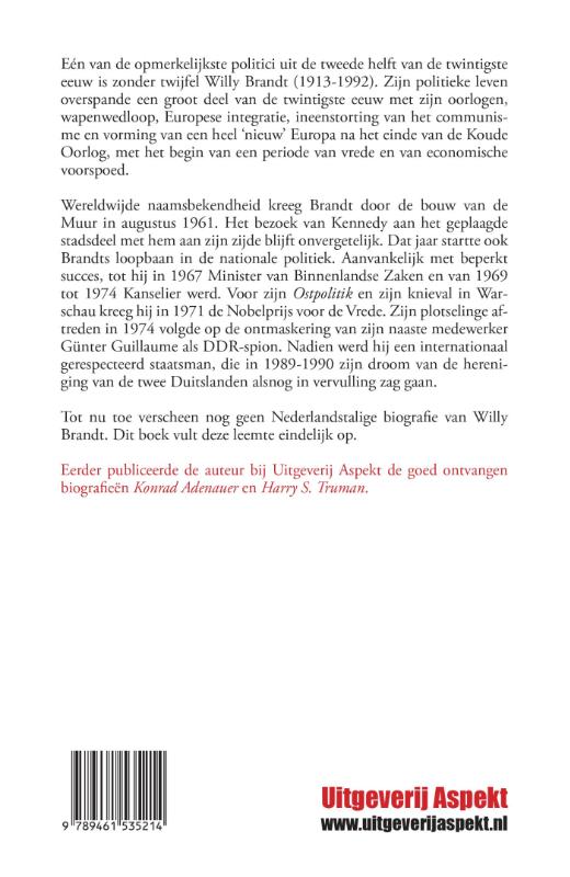 Achterkant van Willy Brandt