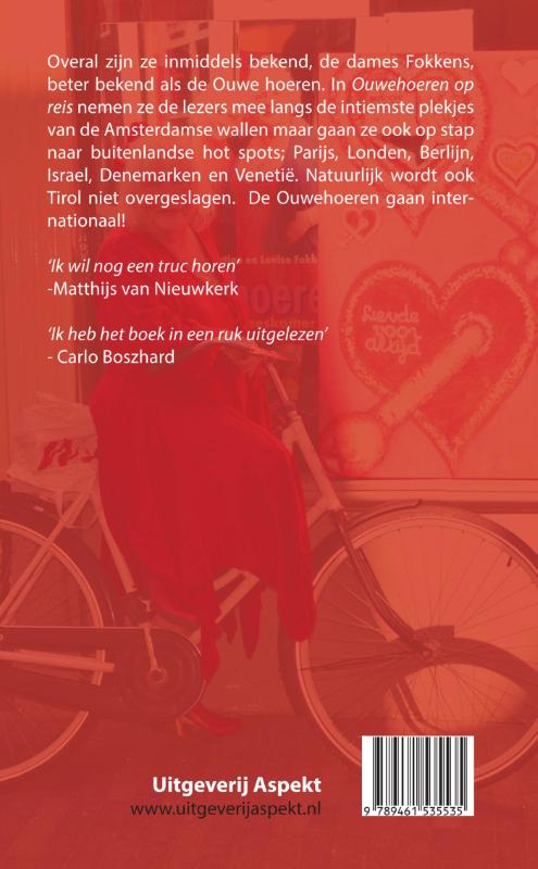 Achterkant van Ouwehoeren op reis