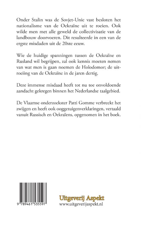 Achterkant van Holodomor