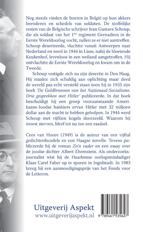 Achterkant van Het lijk bij de Keukenhof
