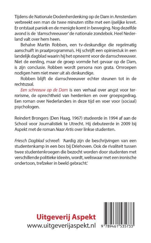 Achterkant van Een schreeuw op de dam