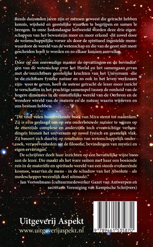 Achterkant van Universele goddelijke oerkrachten in het fysieke en geestelijke bestaan