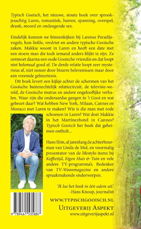 Achterkant van Typisch Gooisch
