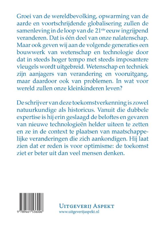 Achterkant van De wereld van onze kleinkinderen
