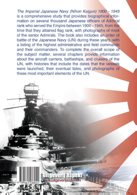 Achterkant van The imperial Japanese navy