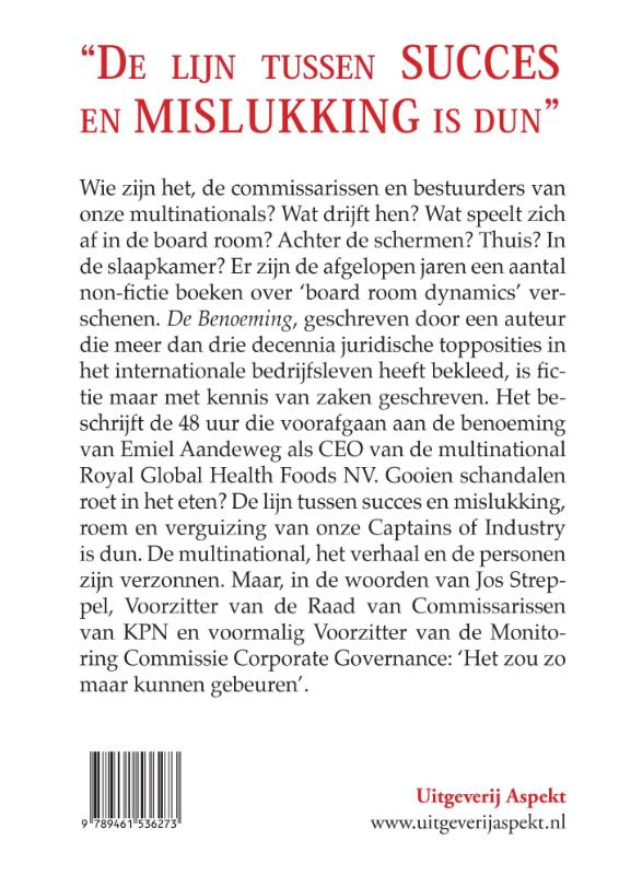 Achterkant van De benoeming | GLB