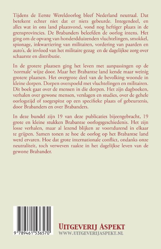 Achterkant van Brabant en de Eerste Wereldoorlog